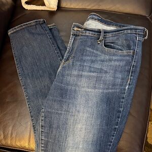 Old Navy Dark Blue Skinny Jeans, Size 16